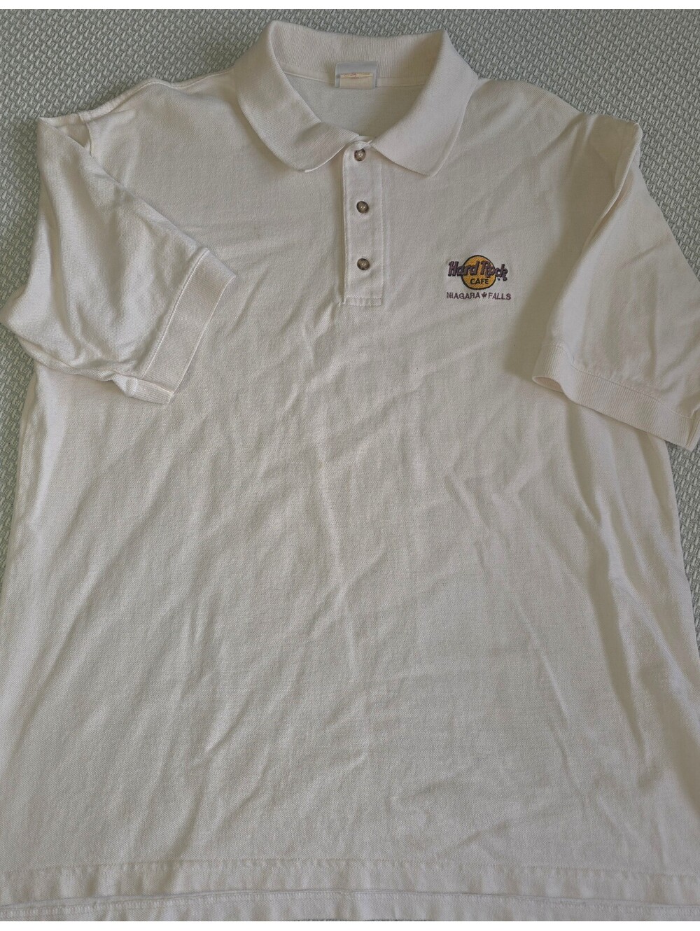 Men's vintage Hard Rock Cafe Niagara Falls polo size large